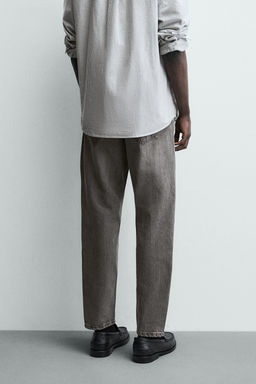 JEANS SLIM TAPERED FIT / Gris - Zara фото 16