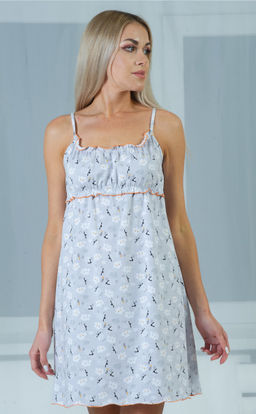 Ночная сорочка овечки в облаках на сером