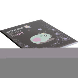 Цена за 2 шт. Тетрадь общая А5 48л Princess,клет,скреп, ВД-лак