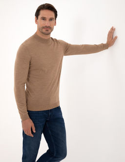 Camel Slim Fit Basic Kazak - Cacharel фото 3