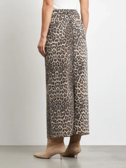 ЕМКА / Джинсовая юбка с леопардовым принтом - Emka фото 8