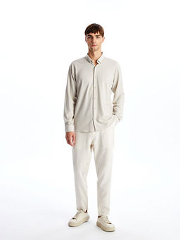 Regular Fit Uzun Kollu Erkek Dokulu G?mlek