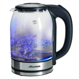 Чайник эл. АКСИНЬЯ корпус жаропроч.стекло 1,8 л 1500 Вт. арт. КС-1005