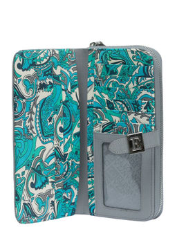 Кошелек Z100-2804 paisley blue topaz/l.grey - Eleganzza фото 4