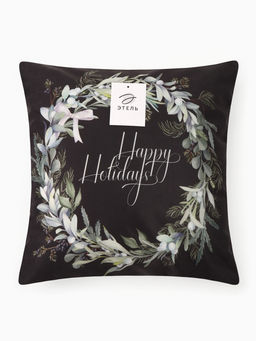 Наволочка декоративная новогодняя Этель. Happy holidays, 4040 см, велюр  фото 6