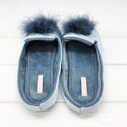 Тапочки Пушистики синие - Halluci фото 4