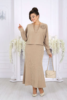 Костюм Ninele 7521 бежевый  фото 6