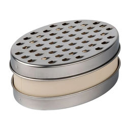 5398 GIPFEL Терка с контейнером SONNA 17х12см. Материал: нерж сталь, пластик. Цвет: бежевый  фото 4