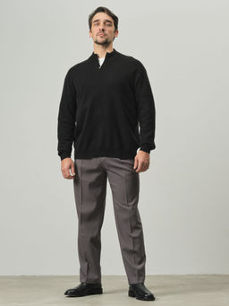 Джемпер из кашемира мужской KM010005-E черный