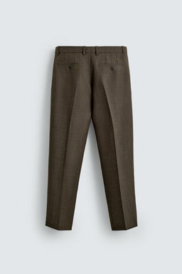 PANTAL?N REGULAR FIT 100% LANA / Vis?n - Zara фото 8