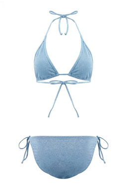 Bordo Simli Ucgen Kapl? Aksesuarl? Normal Bel Regular Bikini Tak?m? TBESS26BT00053 - Trendyolmilla фото 4