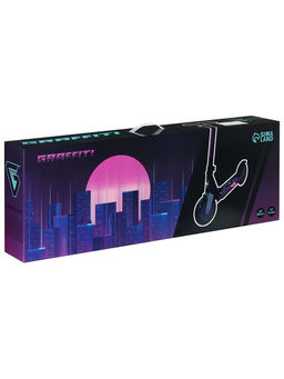 Самокат GRAFFITI, складной, колёса PU 200 мм, ABEC 7, цвет чёрный