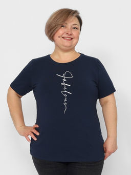 CRB wear/CSLW 60276-41 Футболка женская,темно-синий/Ex.Cherubino