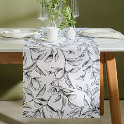 Цена за 2 шт. Дорожка Доляна Plant leaves, 40?146 см, 100% хлопок, рогожка 164 г/м?