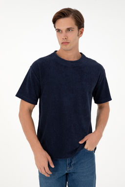Мужская темно-синяя футболка Неожиданная скидка в корзине - U.s. polo assn фото 3