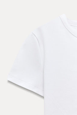 SHORT SLEEVE INTERLOCK T-SHIRT - Zara фото 23
