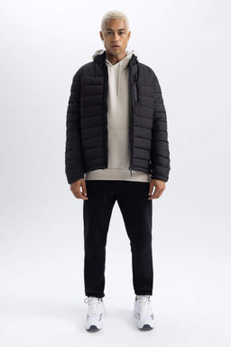 Водоотталкивающая куртка-пуховик приталенного кроя DeFactoFit  фото 3