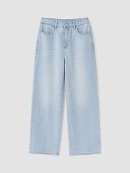 Baggy Fit Erkek ?ocuk Jean Pantolon