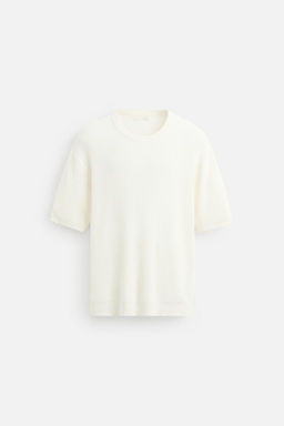 TEXTURED KNIT T-SHIRT - Zara фото 7