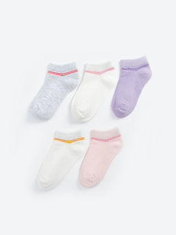 ?izgili K?z Bebek Patik ?orap 5li