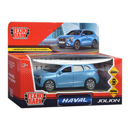 Машина металл Haval jolion 12 см, (двери, багаж, синий) в коробке