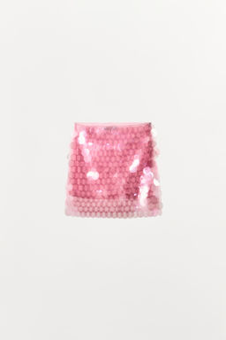 FALDA MINI LENTEJUELAS / Rosa - Zara фото 8
