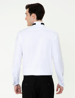 Beyaz Slim Fit Smokin G_mlek - Pierre cardin фото 3