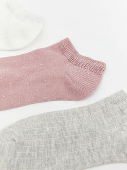 Desenli Kad?n Patik ?orap 5li