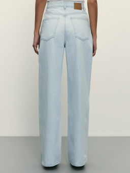 Джинсы wide leg с высокой посадкой / Zarina фото 4