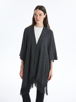 Kad?n ?al Yaka D?z Triko Pan?o