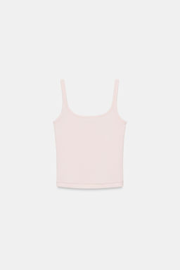 TOP TIRANTES ALGOD?N MODAL / Rosa pastel