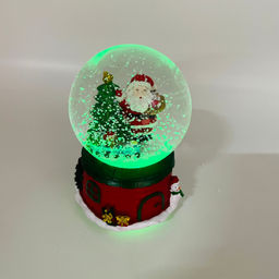 Новогодний декор - Снежный шар 16 см (стекло, свет, музыка) в ассортименте - Ип лебедев о.ю фото 14