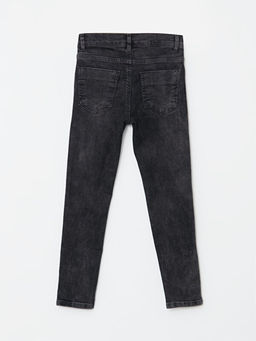 Super Skinny Fit Y?rt?k Detayl? Erkek ?ocuk Jean Pantolon - Waikiki фото 2