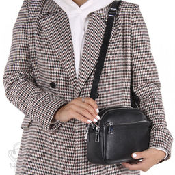 Сумка женская кожаная 8081NN black Natale Navetta в Новосибирске фото 2