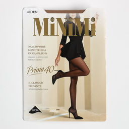 Колготки женские PRIMA 40 ден, цвет бежевый (сaramello), размер 2