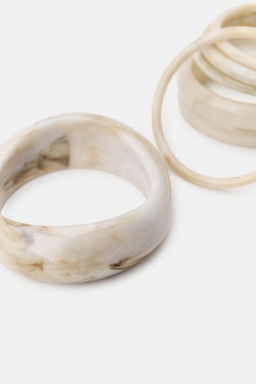 PACK PULSERAS R?GIDAS / Crudo - Zara фото 5