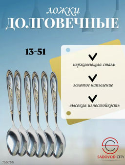 Набор чайных ложек 6 шт