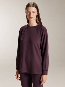 Bisiklet Yaka Oversize Kad?n Sweatshirt Tunik