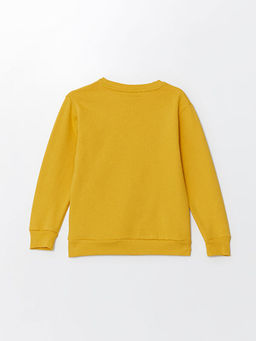 Bisiklet Yaka The Mandalorian Bask?l? Erkek ?ocuk Sweatshirt - Waikiki фото 3