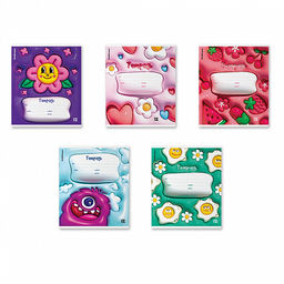 Цена за 10 шт. Тетрадь школьная ученическая ErichKrause Bouncy, 12 листов, клетка, выборочный УФ-лак (в плёнке по 10 шт.)_MIX-PACK  фото 2