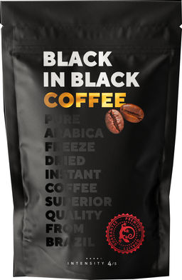 BLACK IN BLACK COFFEE. Arabica Caturra 190 гр. мягкая упаковка