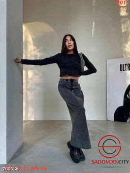 Женская юбка варёнка длинная - Bruno фото 2