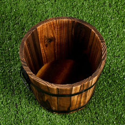 Набор кашпо для цветов, 18×16×12 см, деревянный, 3 шт.