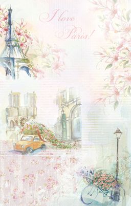 Love2art бумага рисовая KPR/R 32 x 22 см СК/Распродажа 0067 Париж