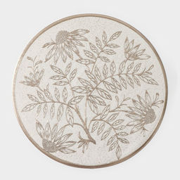Набор салфеток сервировочных Доляна Ботаника, 2 шт, d=38 см, цвет бежевый  фото 11