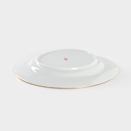 Тарелка Добрушский завод «Мадонна», d=24 см, фарфор, белая