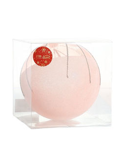 Ёлочный шар Николь, новогодний, d=20 см, розовый - Зимнее волшебство фото 8