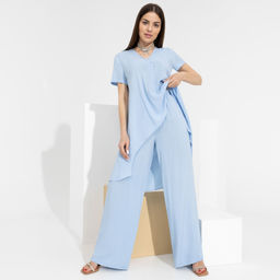 Брючный комплект, Модные тенденции (2 в 1, с брошкой)