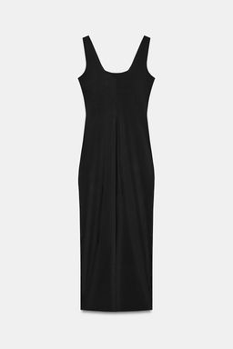 VESTIDO MIDI ENTALLADO / Negro - Zara фото 7