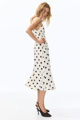 Vestido de tirantes con cuerpo nido de abeja - H&m фото 9